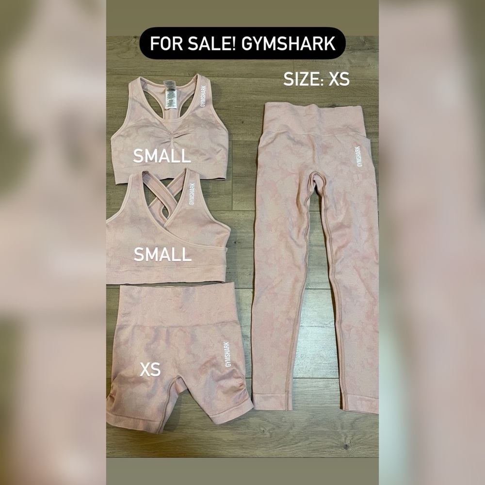 Gymshark- Pink Camo Set